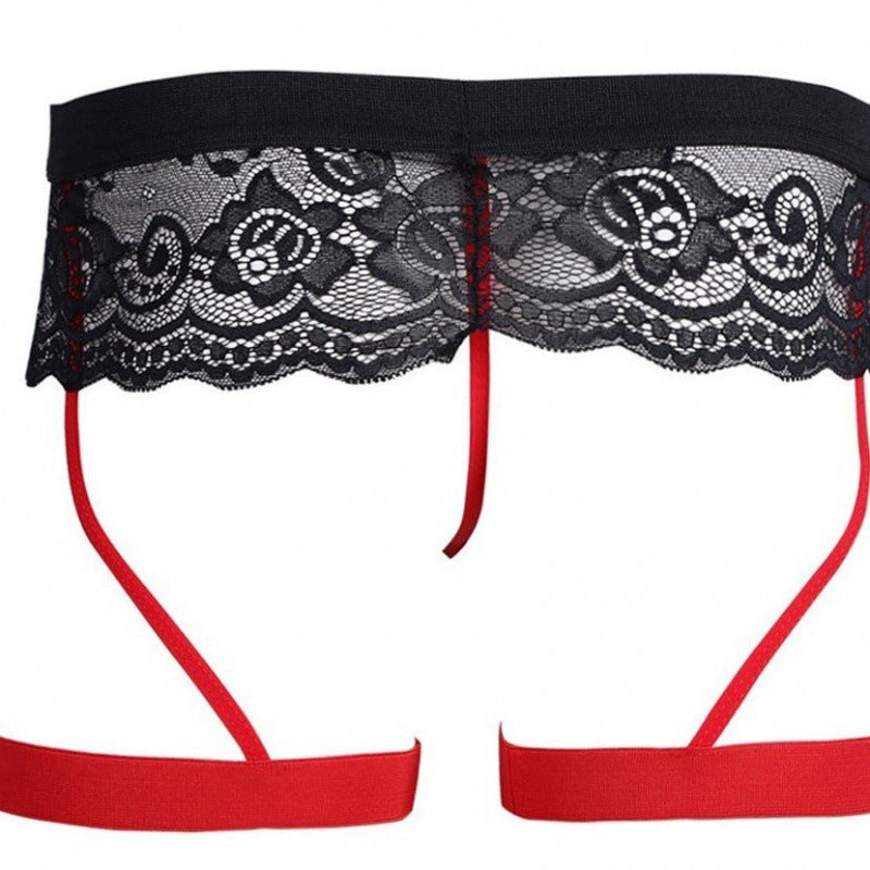 Image of Sexy panties men’s sexy temptation men’s panties gay lace transparent leggings sexy open crotch thongs - Sexy lingerie